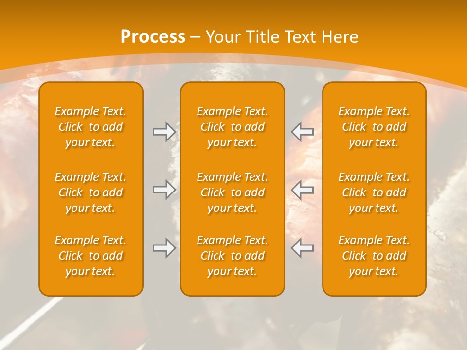 Barbeque Sausage Nutrition PowerPoint Template
