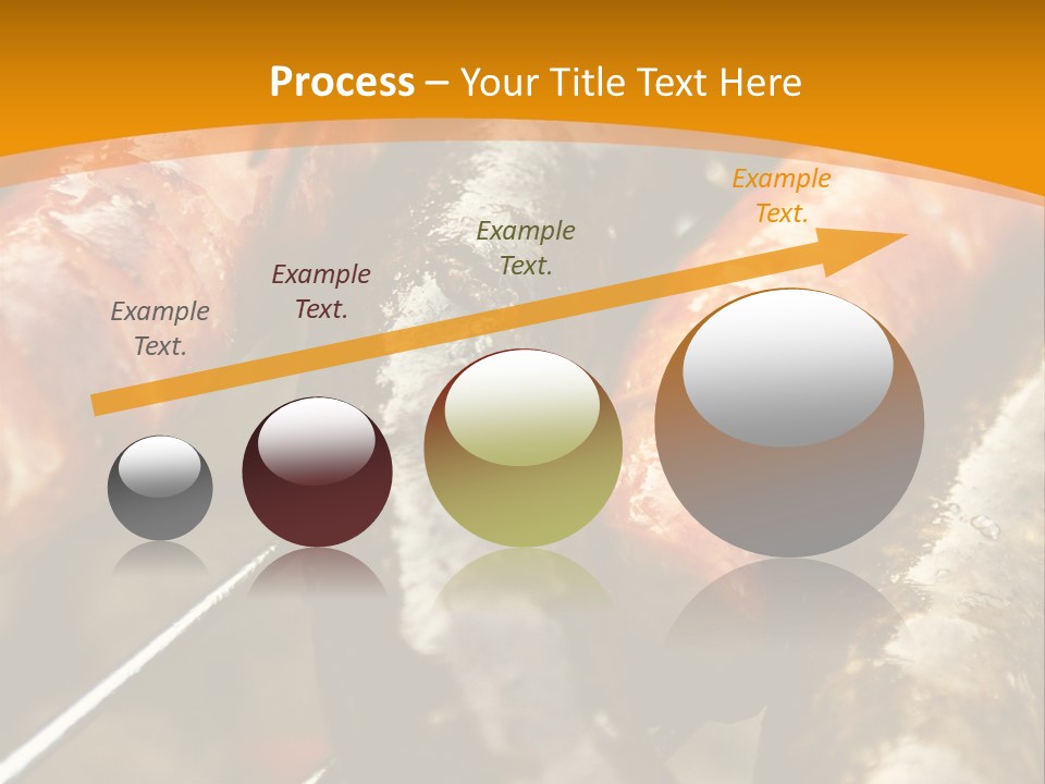 Barbeque Sausage Nutrition PowerPoint Template