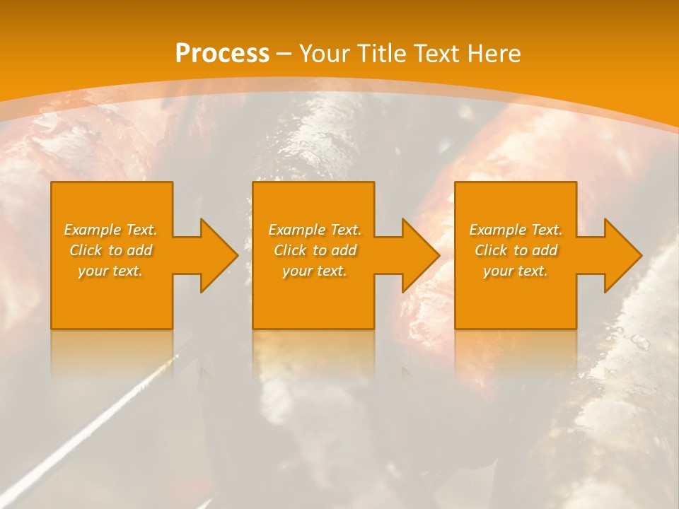Barbeque Sausage Nutrition PowerPoint Template