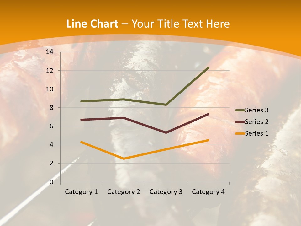 Barbeque Sausage Nutrition PowerPoint Template