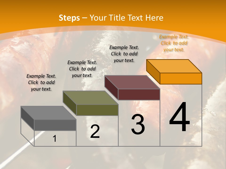 Barbeque Sausage Nutrition PowerPoint Template
