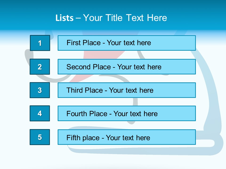 Body Heart Gymnasium PowerPoint Template