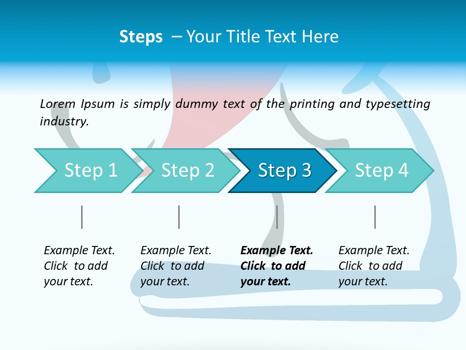 Body Heart Gymnasium PowerPoint Template