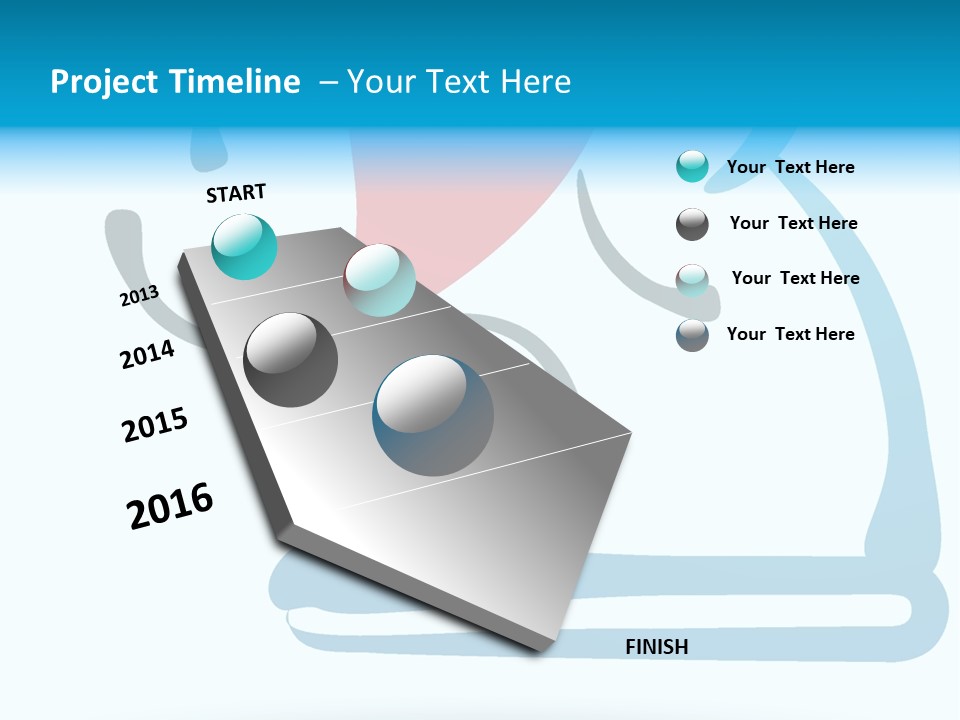 Body Heart Gymnasium PowerPoint Template