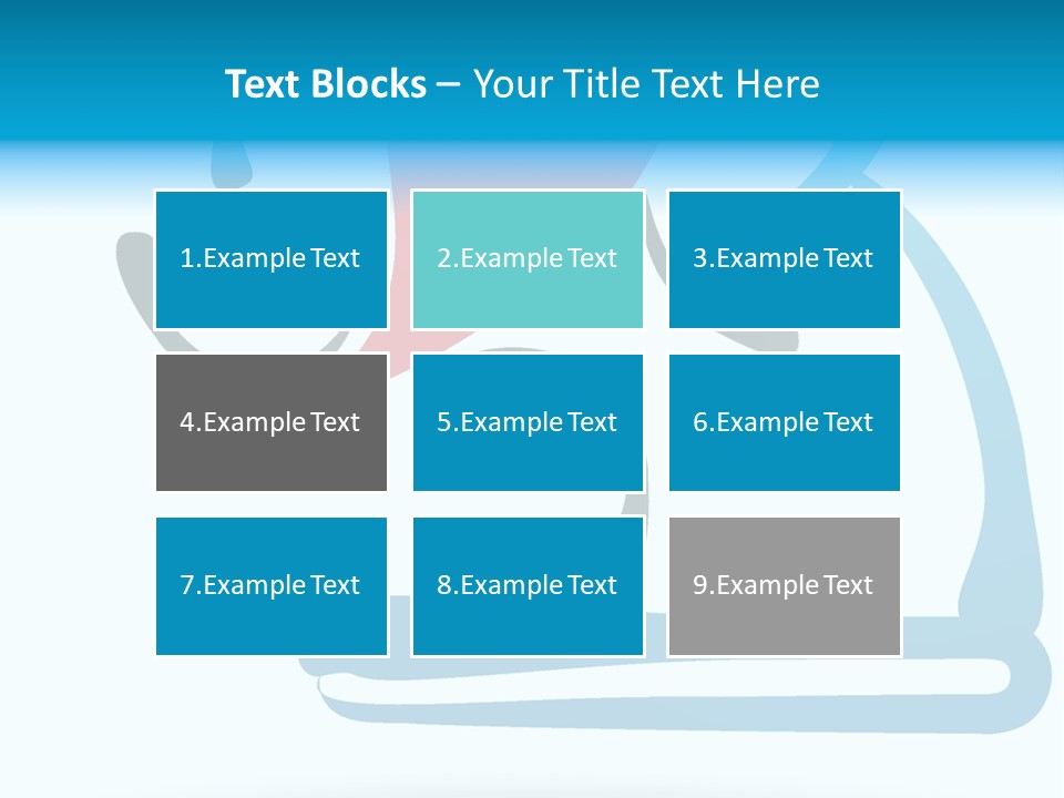 Body Heart Gymnasium PowerPoint Template
