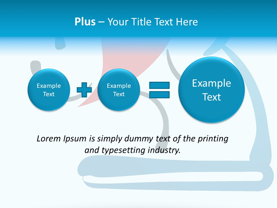 Body Heart Gymnasium PowerPoint Template