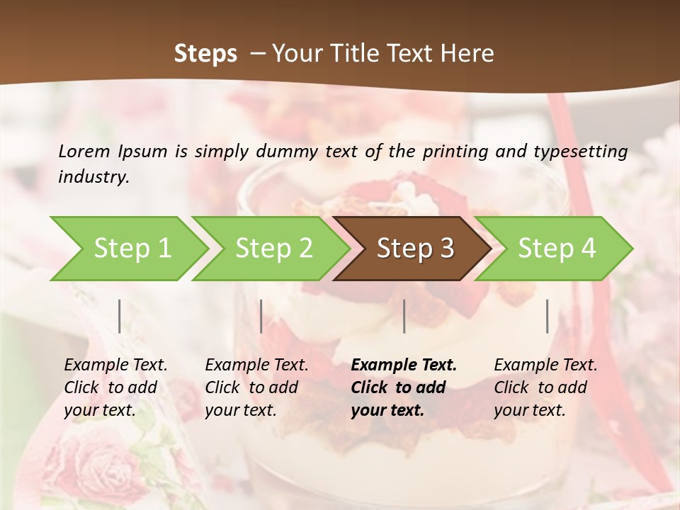 Summer Food Layered PowerPoint Template