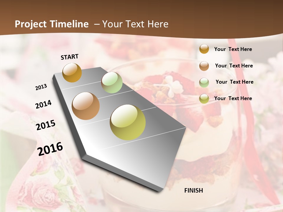 Summer Food Layered PowerPoint Template