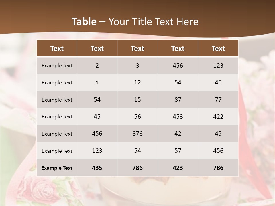 Summer Food Layered PowerPoint Template