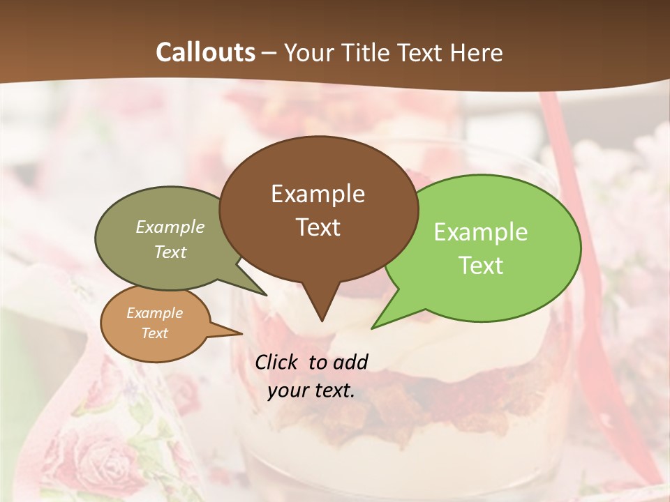 Summer Food Layered PowerPoint Template