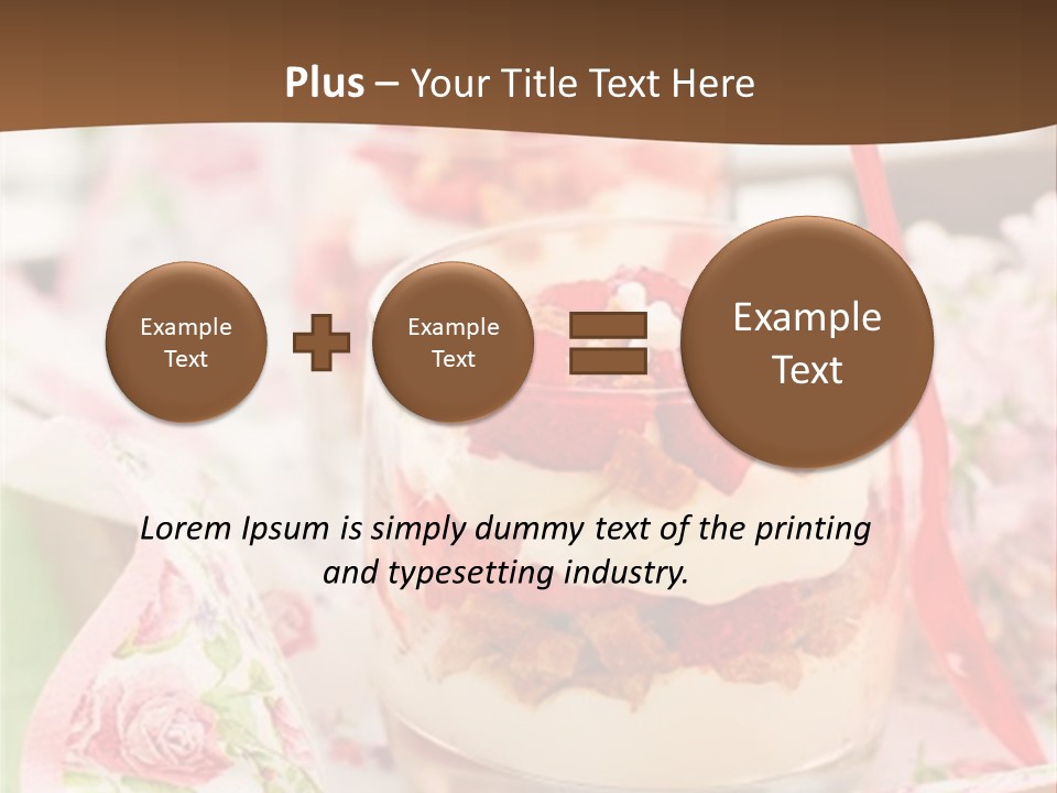 Summer Food Layered PowerPoint Template