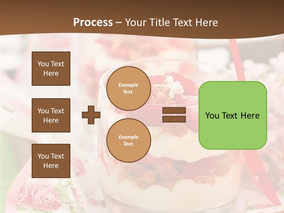 Summer Food Layered PowerPoint Template