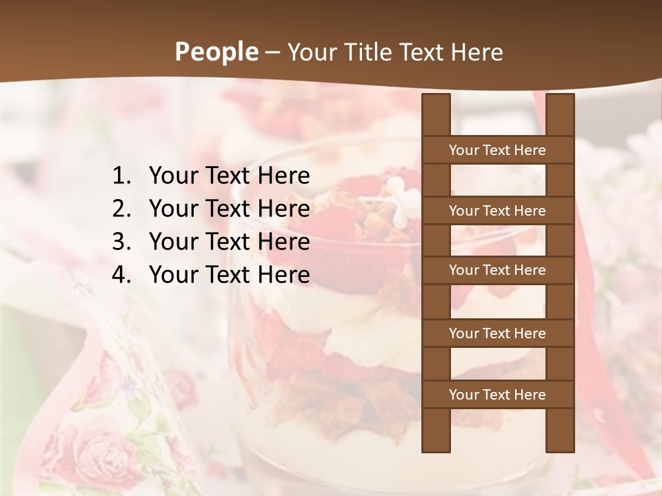 Summer Food Layered PowerPoint Template