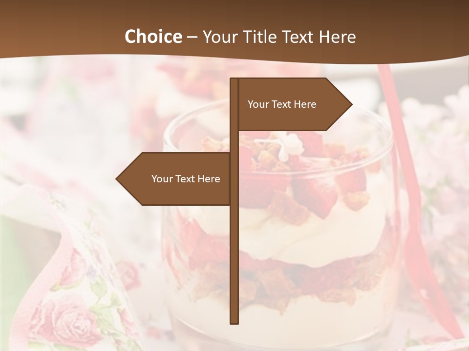 Summer Food Layered PowerPoint Template