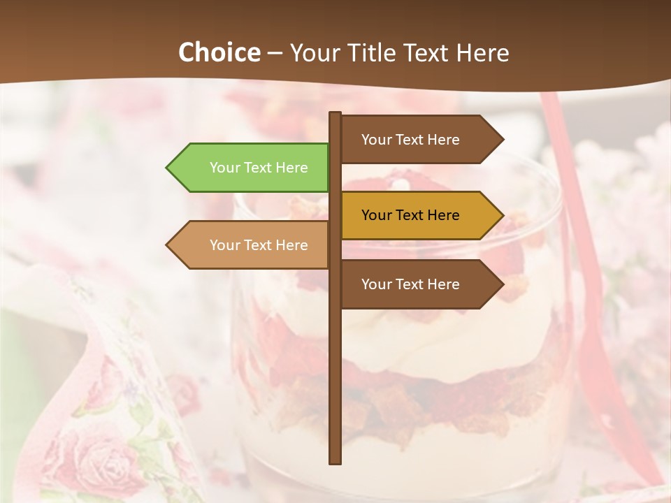 Summer Food Layered PowerPoint Template