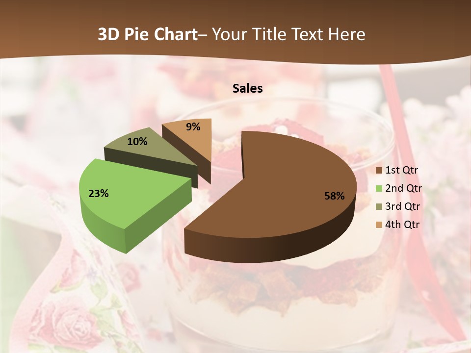 Summer Food Layered PowerPoint Template