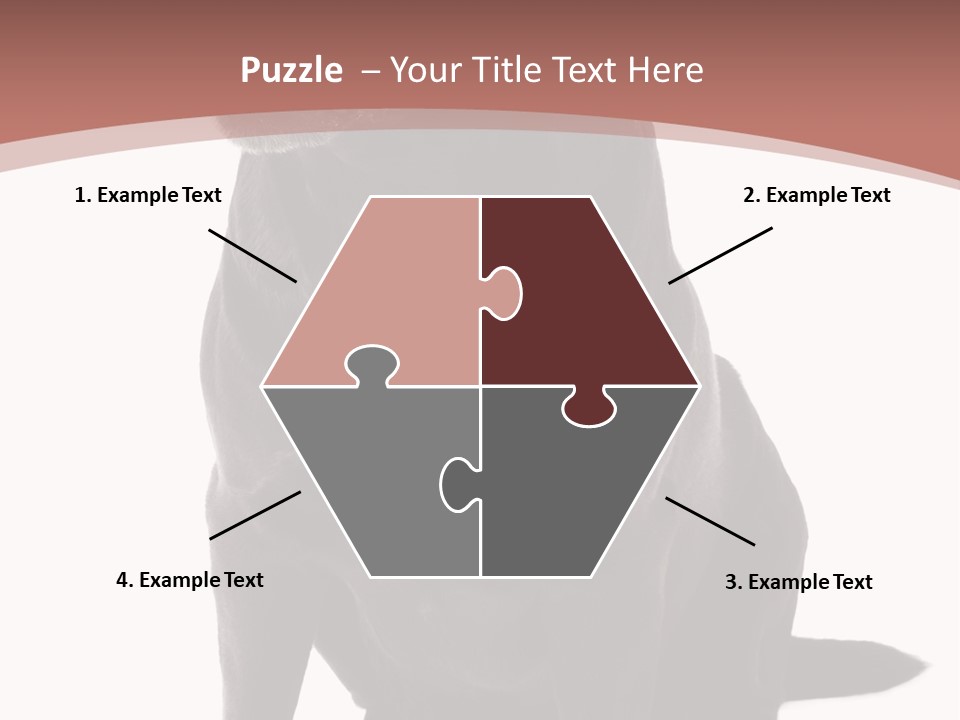 Pets Sitting Horizontal PowerPoint Template