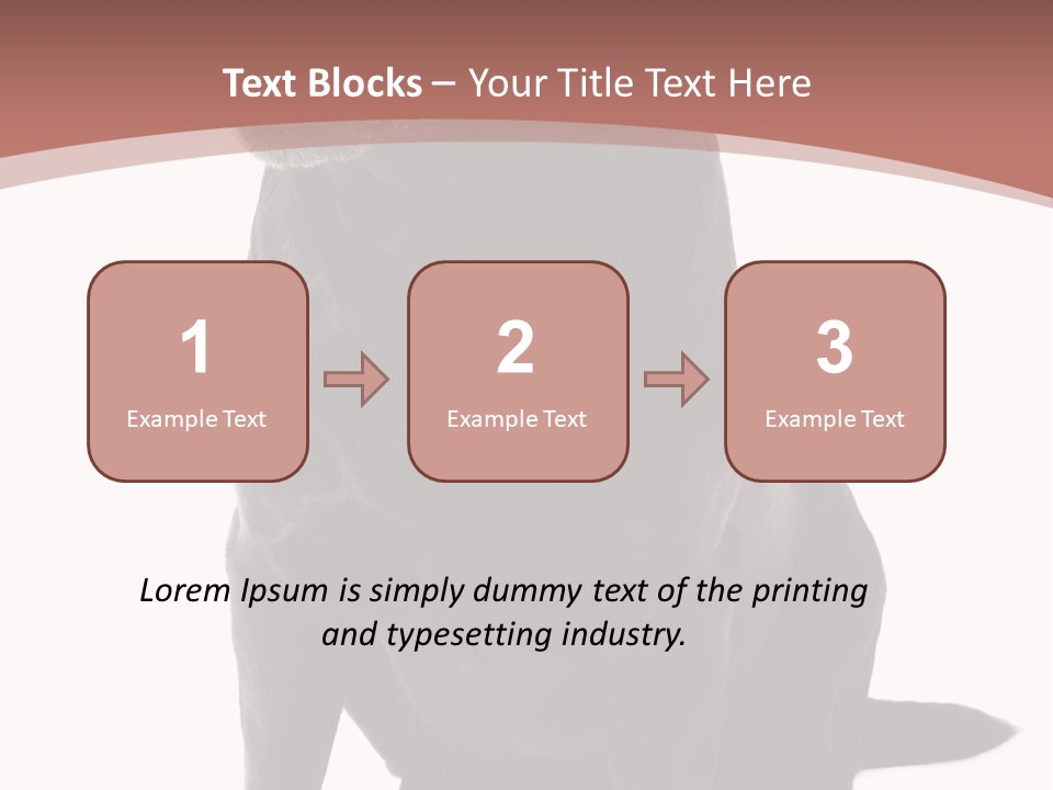 Pets Sitting Horizontal PowerPoint Template