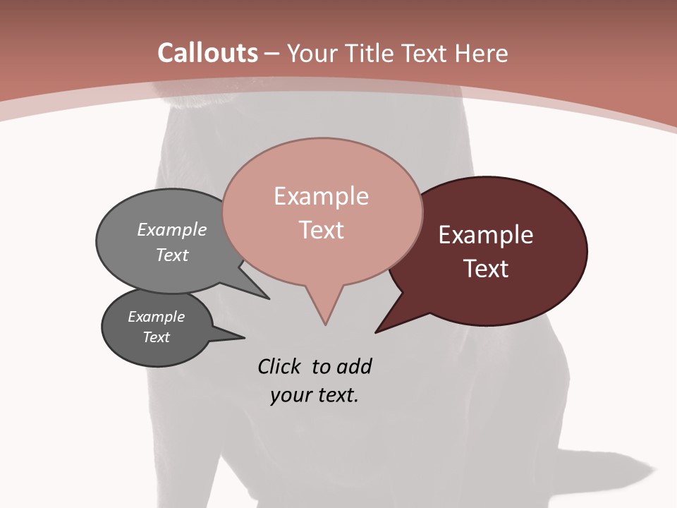 Pets Sitting Horizontal PowerPoint Template