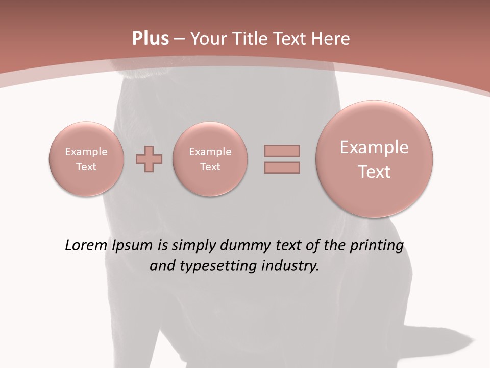 Pets Sitting Horizontal PowerPoint Template
