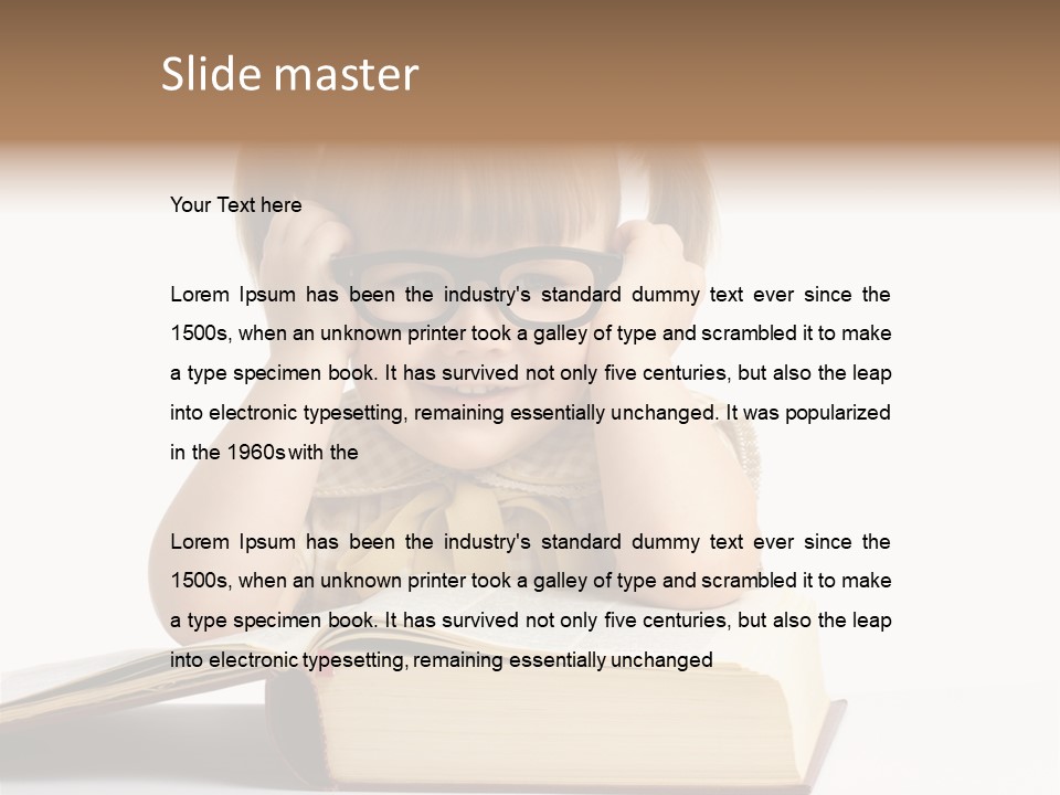 Beautiful Hair White PowerPoint Template