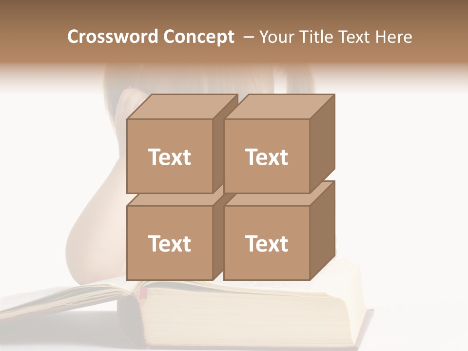 Beautiful Hair White PowerPoint Template