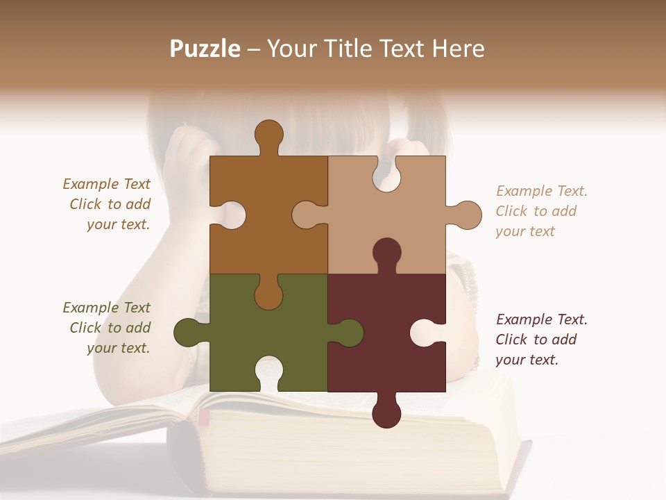 Beautiful Hair White PowerPoint Template