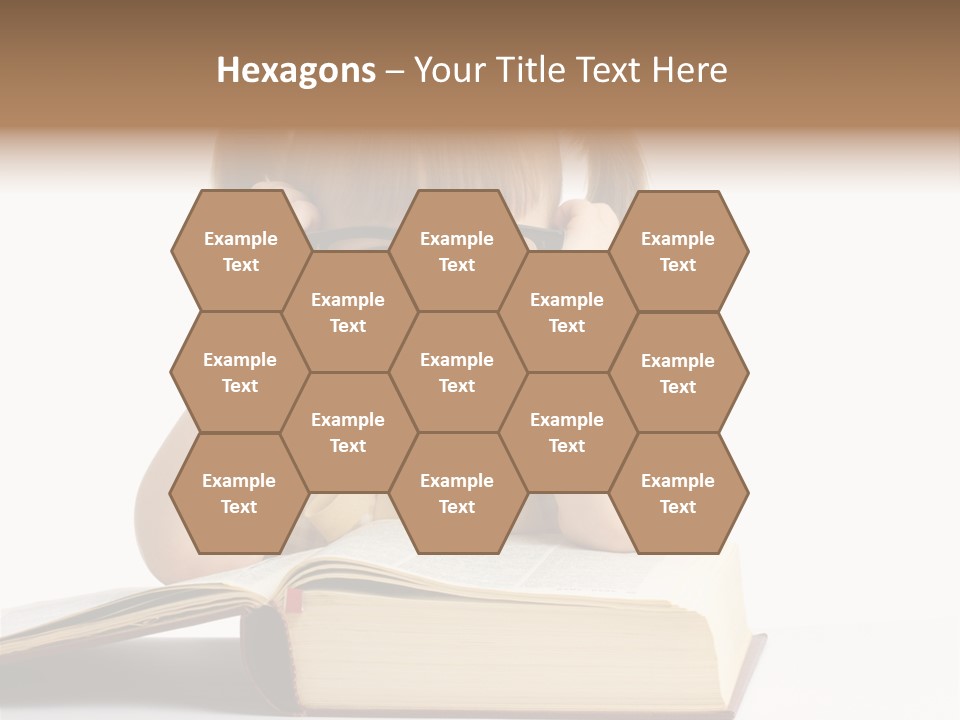 Beautiful Hair White PowerPoint Template