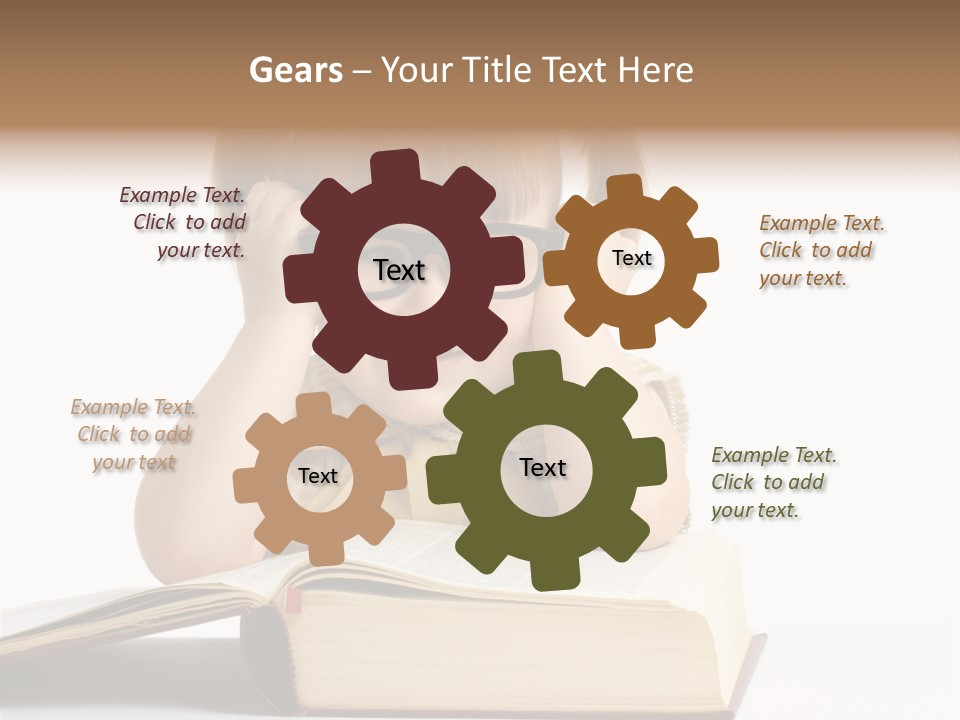 Beautiful Hair White PowerPoint Template