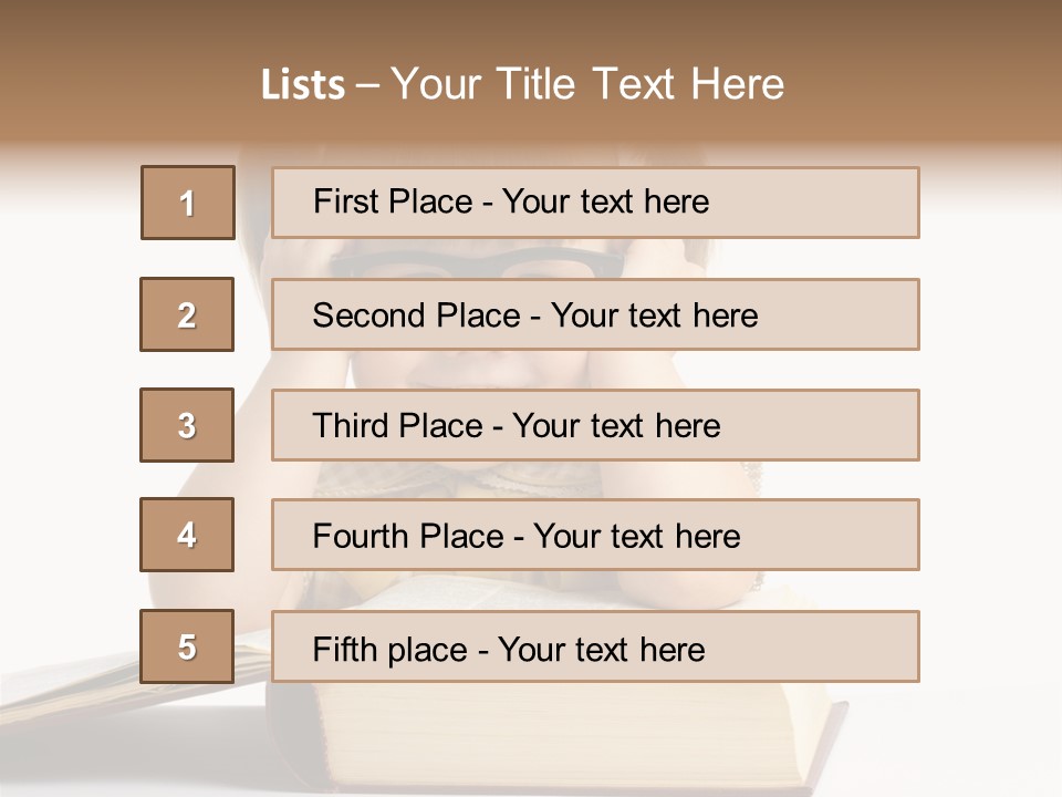 Beautiful Hair White PowerPoint Template
