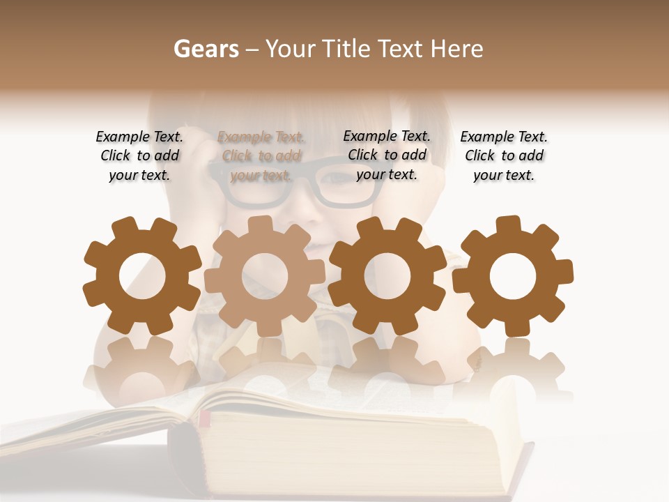 Beautiful Hair White PowerPoint Template