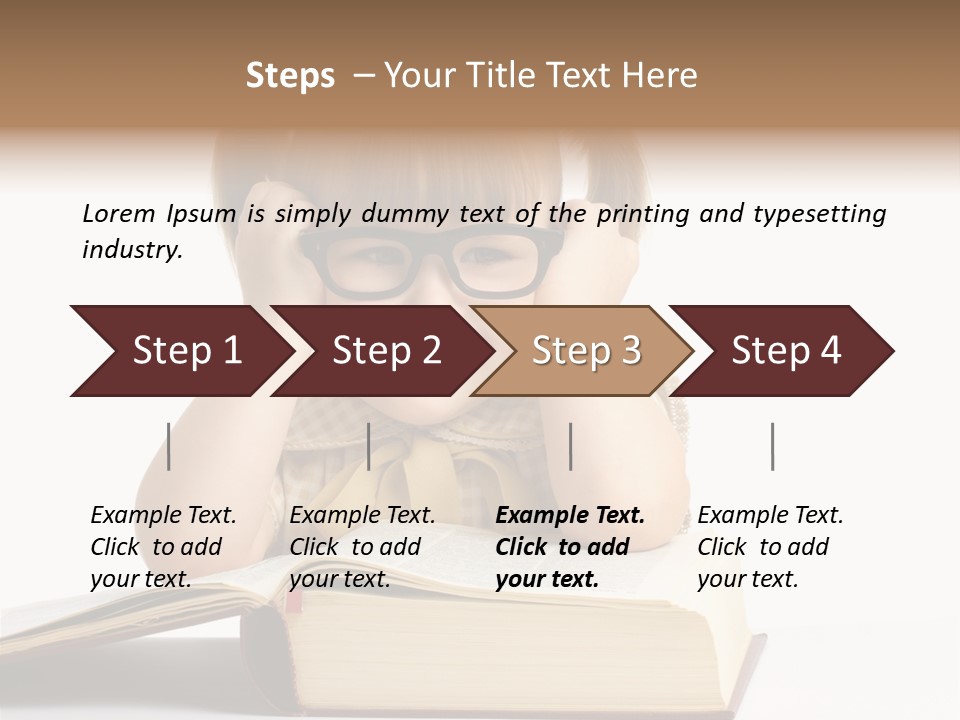 Beautiful Hair White PowerPoint Template