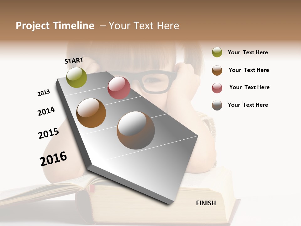 Beautiful Hair White PowerPoint Template