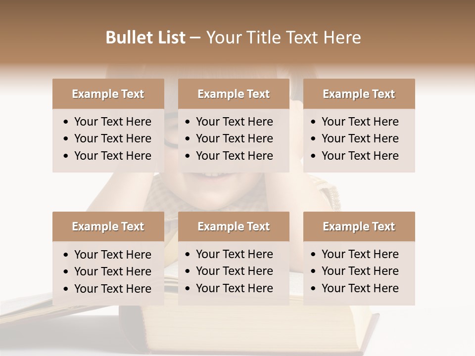 Beautiful Hair White PowerPoint Template