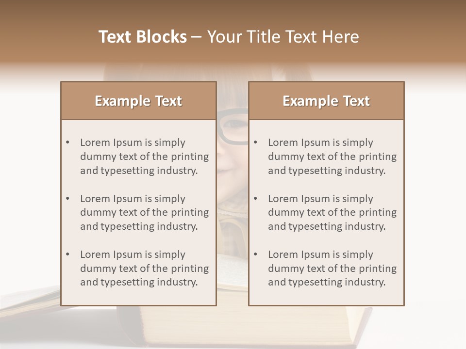 Beautiful Hair White PowerPoint Template