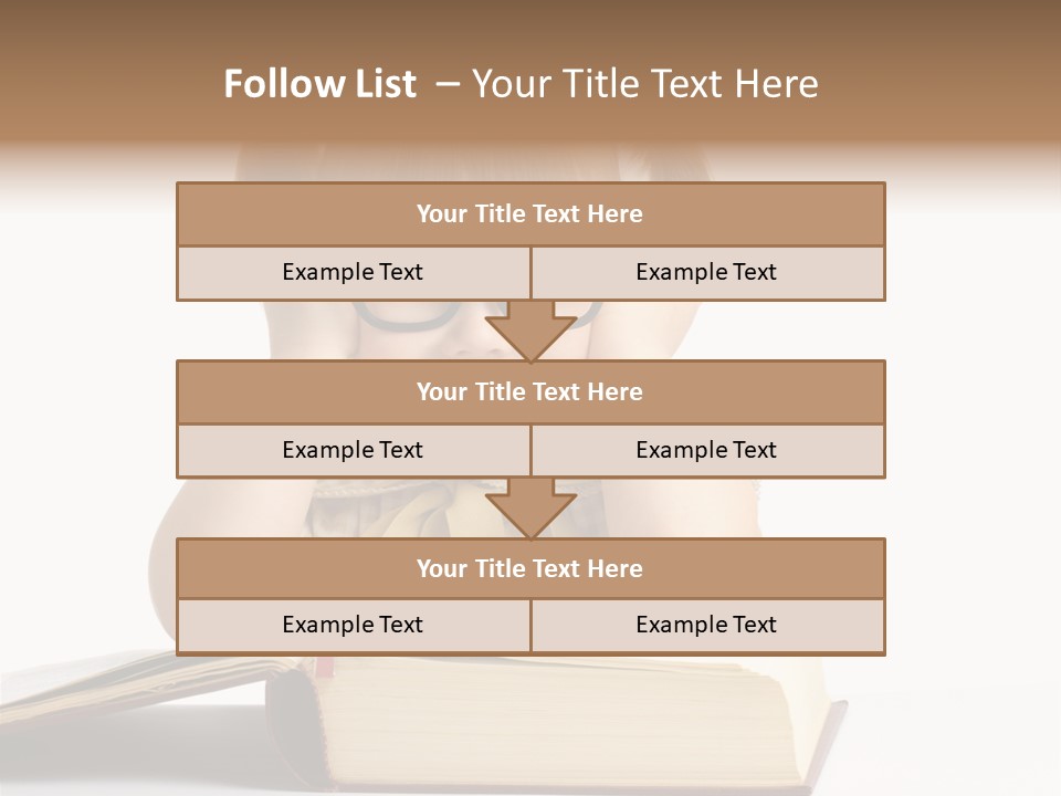 Beautiful Hair White PowerPoint Template