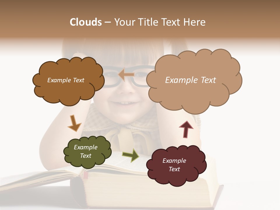 Beautiful Hair White PowerPoint Template