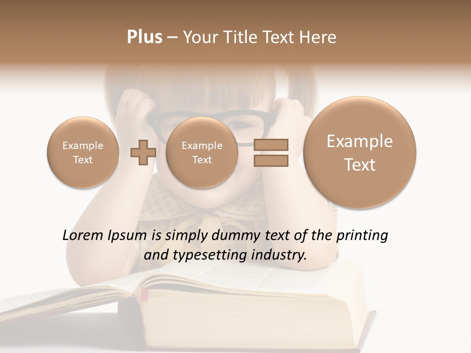 Beautiful Hair White PowerPoint Template