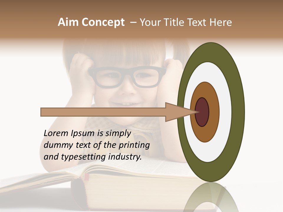 Beautiful Hair White PowerPoint Template