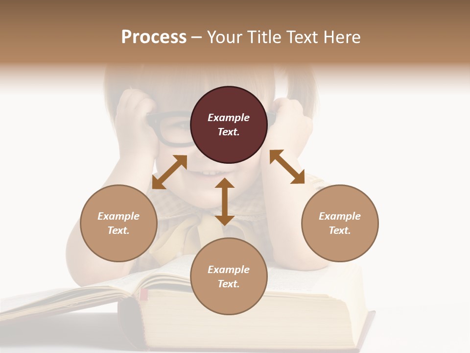 Beautiful Hair White PowerPoint Template