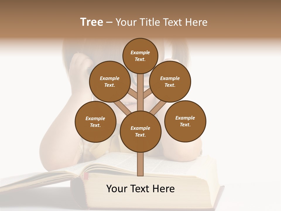 Beautiful Hair White PowerPoint Template