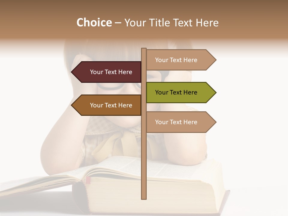 Beautiful Hair White PowerPoint Template