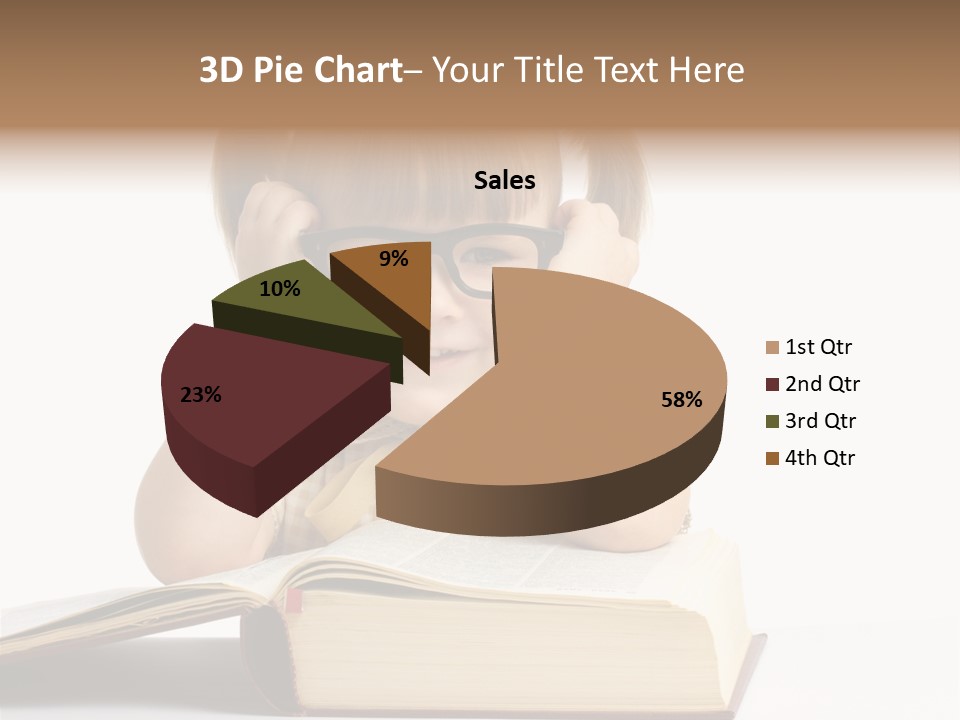 Beautiful Hair White PowerPoint Template