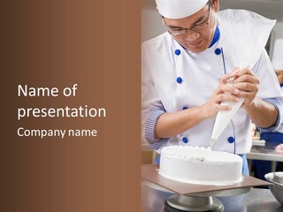 White Food Job PowerPoint Template