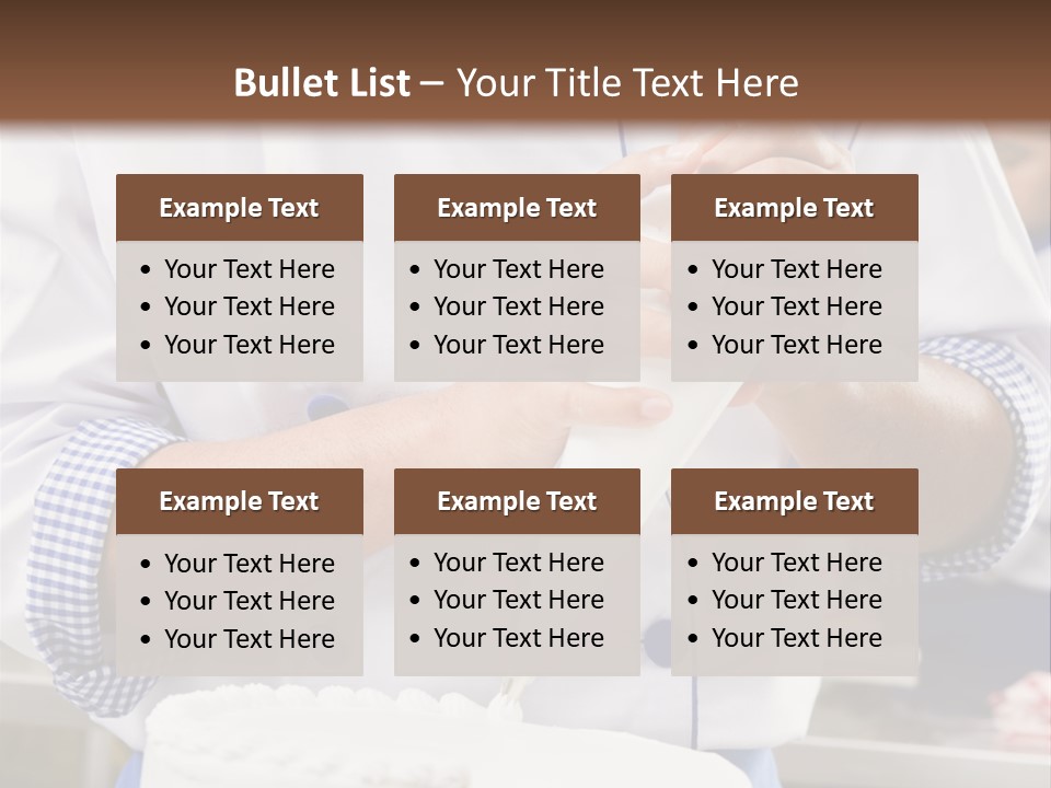 White Food Job PowerPoint Template