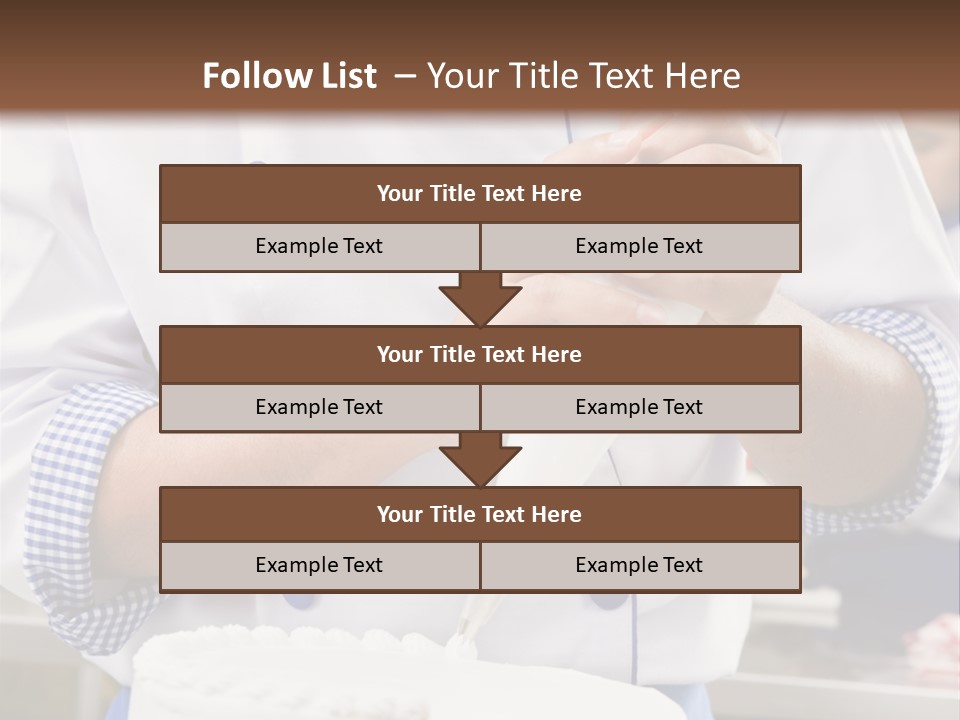 White Food Job PowerPoint Template