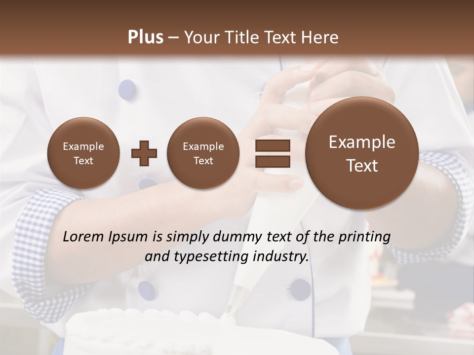 White Food Job PowerPoint Template