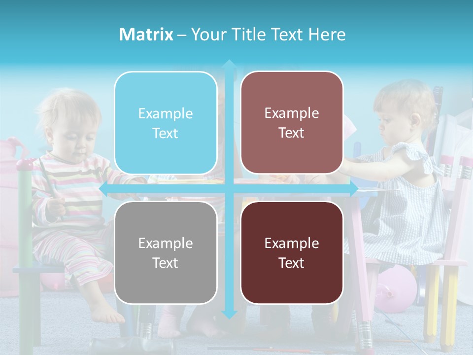 Human Preschooler Children PowerPoint Template