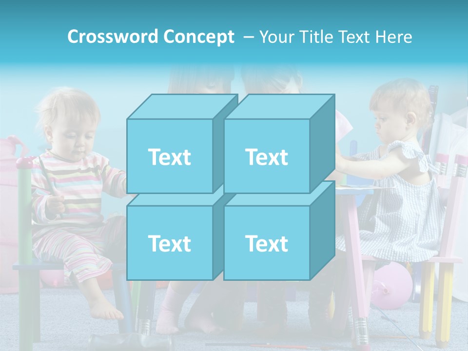 Human Preschooler Children PowerPoint Template