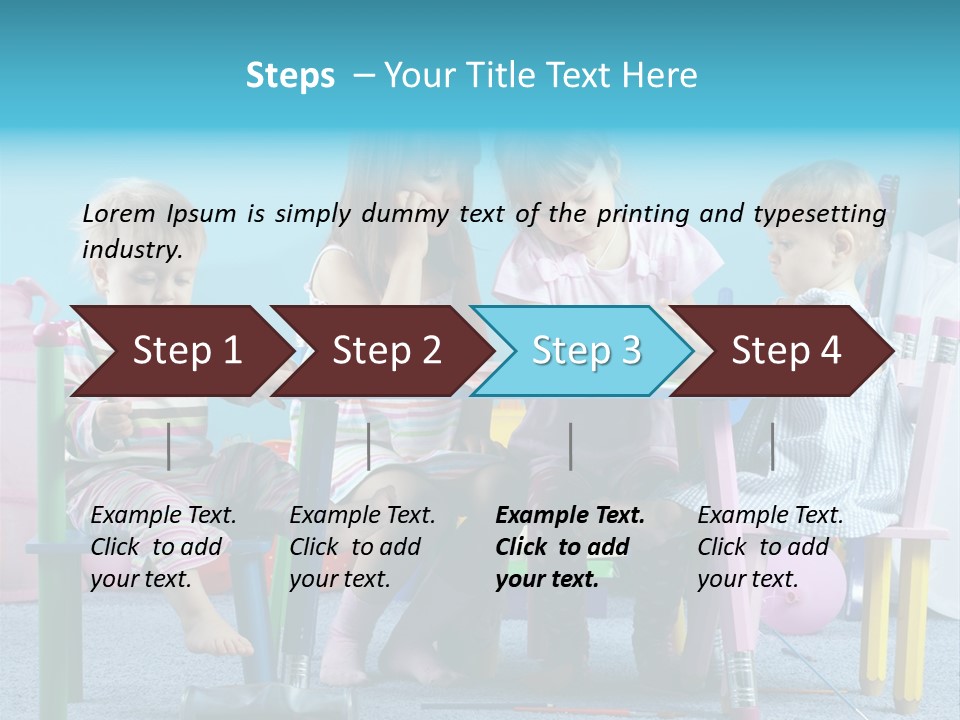 Human Preschooler Children PowerPoint Template